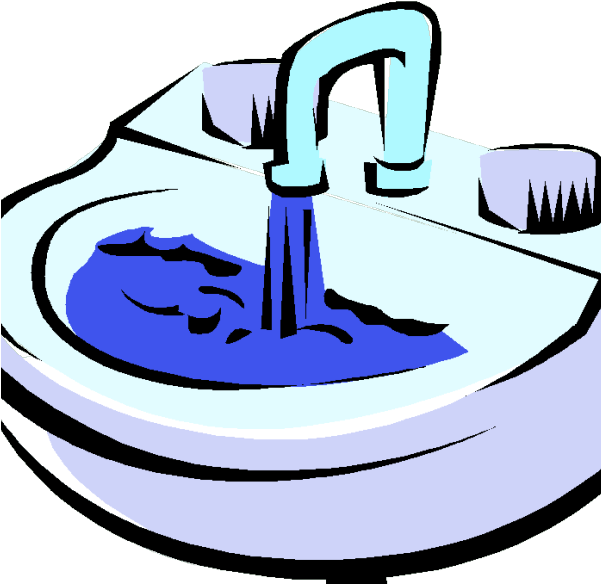 Home Renovations Kitchen Clip Art - Sink Clipart Png (600x600)