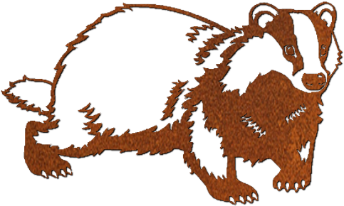 Prevnext - Honey Badger Silhouette Vectors (500x500)