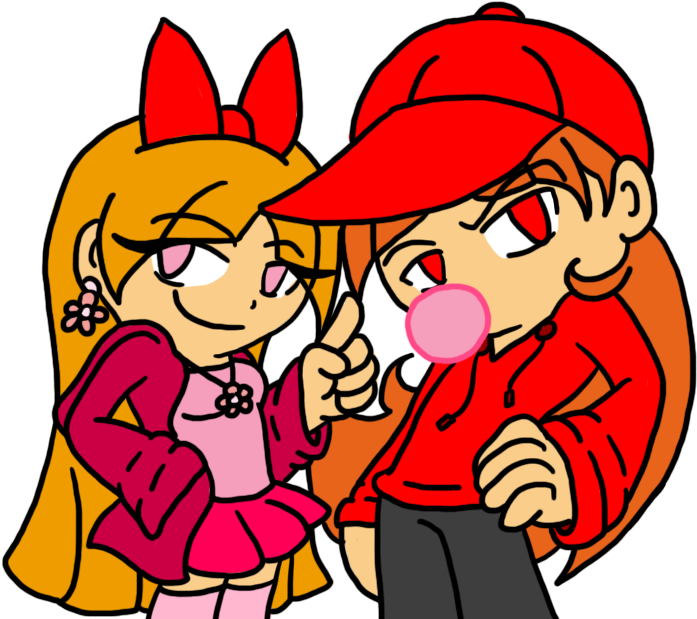 Blossom And Brick Teenscolored By Redfirestar - Brick And Blossom Deviantart (700x700)