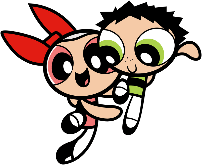 Blossom, Bubbles, And Buttercup Deviantart Fan Art - Buttercup And Blossom Kiss (804x654)