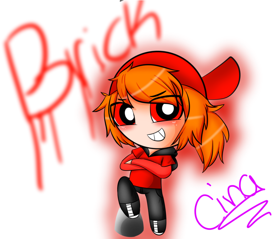 Brick Cina Style Ouo By Jahrock - Cartoon (1024x768)