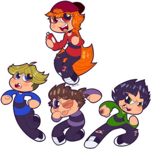 Come To Think About It - Blossom Bubbles Buttercup And Bunny Bliss (500x500)