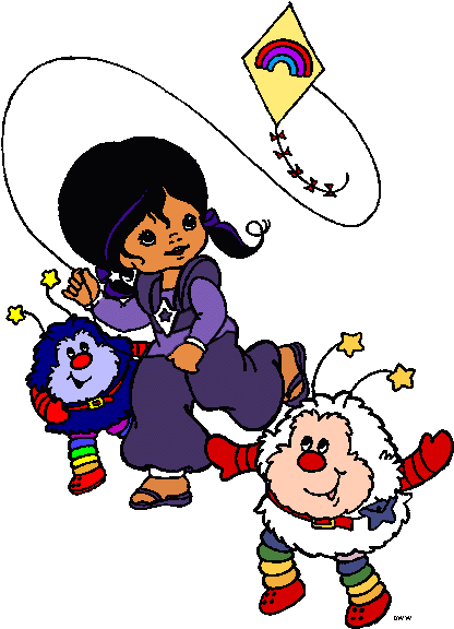 Indigo Clipart Cartoon - Rainbow Brite Champ Clipart (424x582)