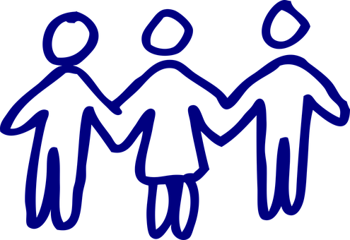 Crowd Employee Group Man People Woman Crow - Clip Art Three People (495x340)