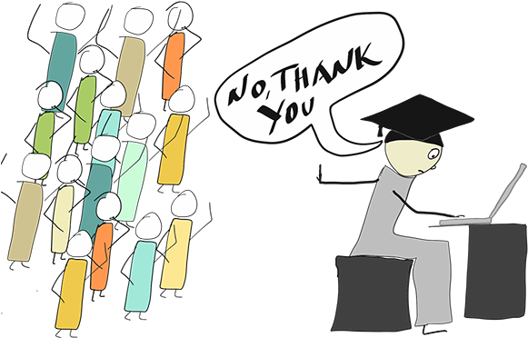 Crowdsourcing As A Tool For Research - Cartoon (600x385)