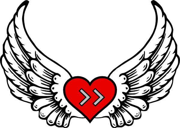 Angel Wings Coloring Pages (600x428)