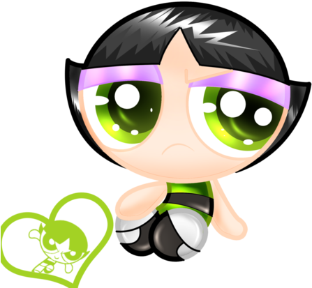 Gallery For > Buttercup Powerpuff Girls Mad - Cartoon (500x458)