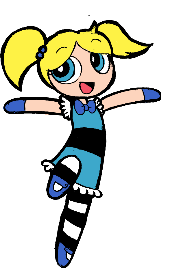 Ppg Powerpuff Girls Bubbles Ppg Buttercup Ppg Blossom - Cartoon (732x960)