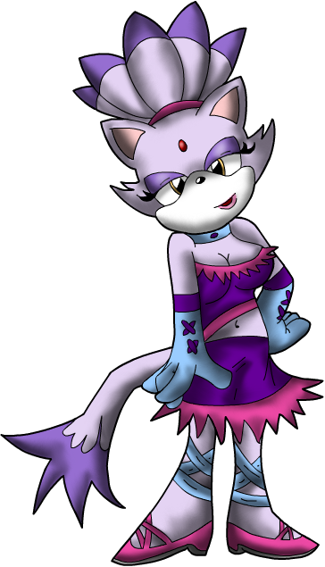 Blaze The Cat By Fiztheancient - Blaze The Cat Sexy Body (364x635)