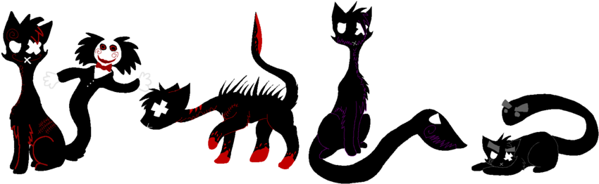 Sexy Cats By Baerrito - Illustration (900x286)
