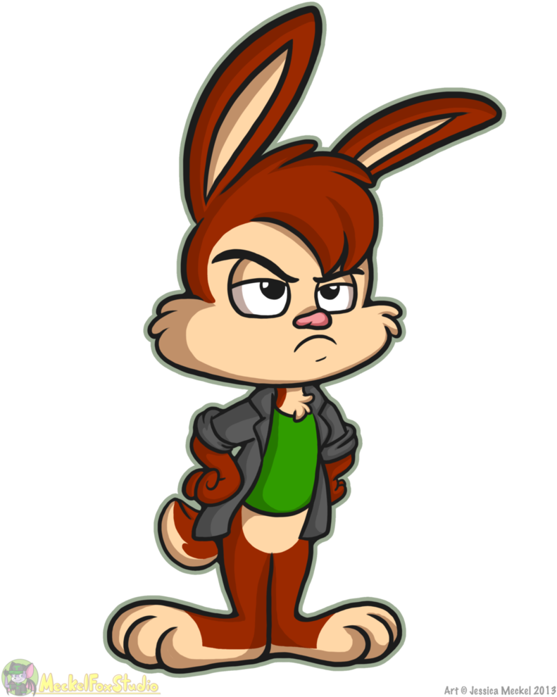 Montana Max Rabbit By Meckelfoxstudio - Rabbit (795x1005)