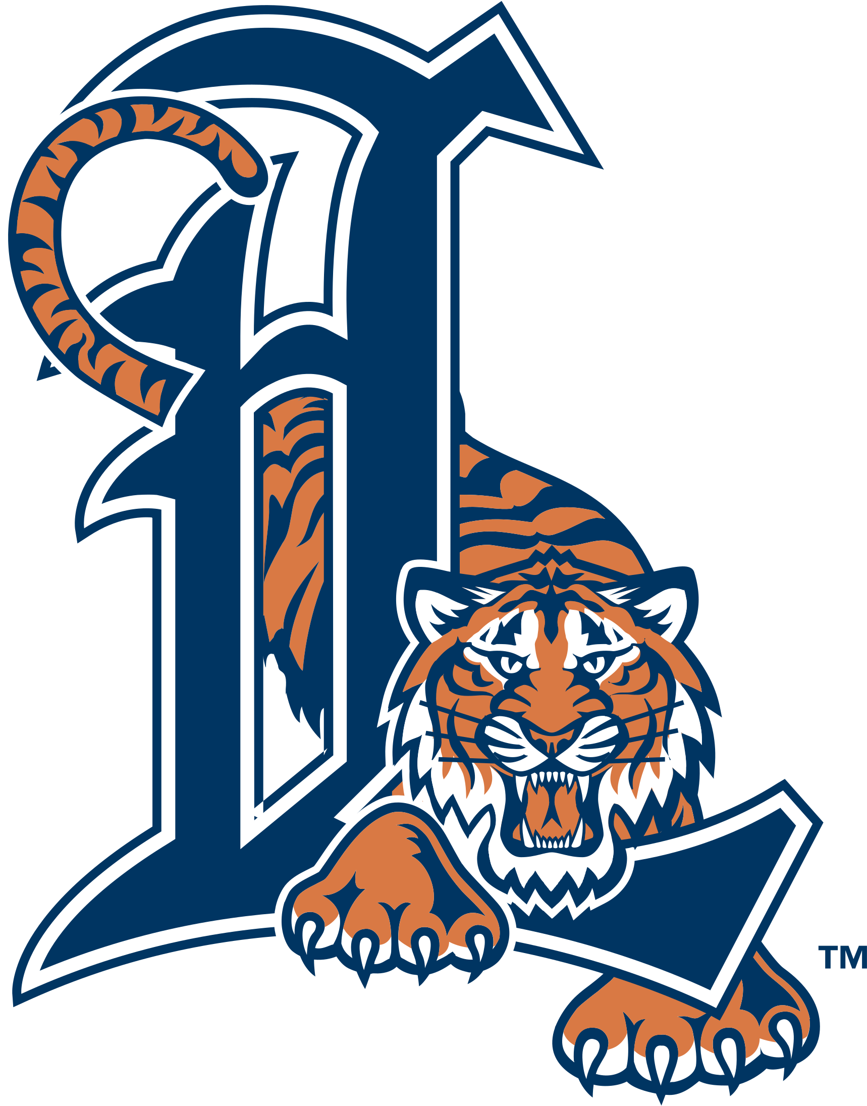 Lakeland Tigers Logo Logo Png Transparent - Detroit Tigers (2400x2400)