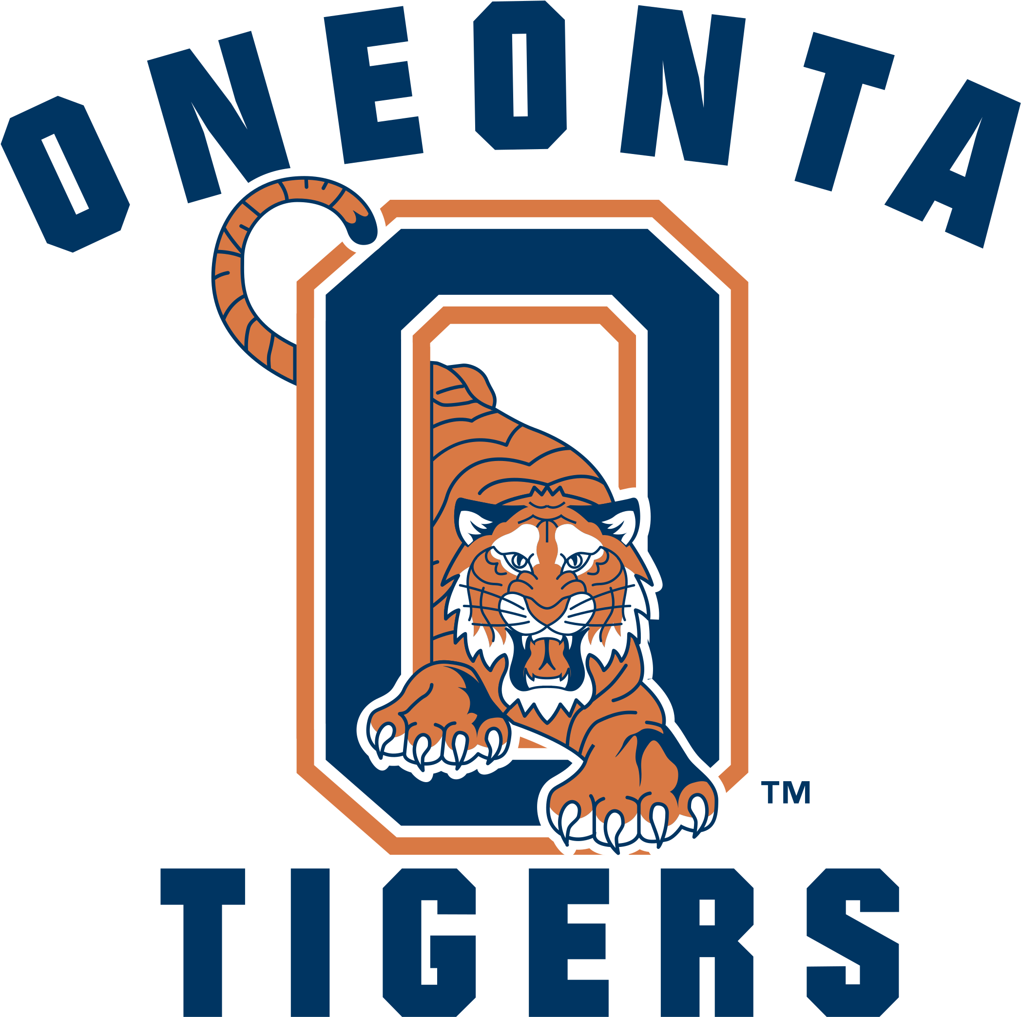 Oneonta Tigers Logo Logo Png Transparent - Oneonta Tigers (2400x2400)