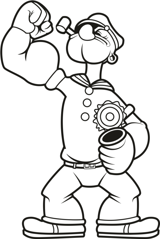 Yükle Free Clipart Popeye Imagespopeye The Sailor Clipart - Vector Graphics (800x800)