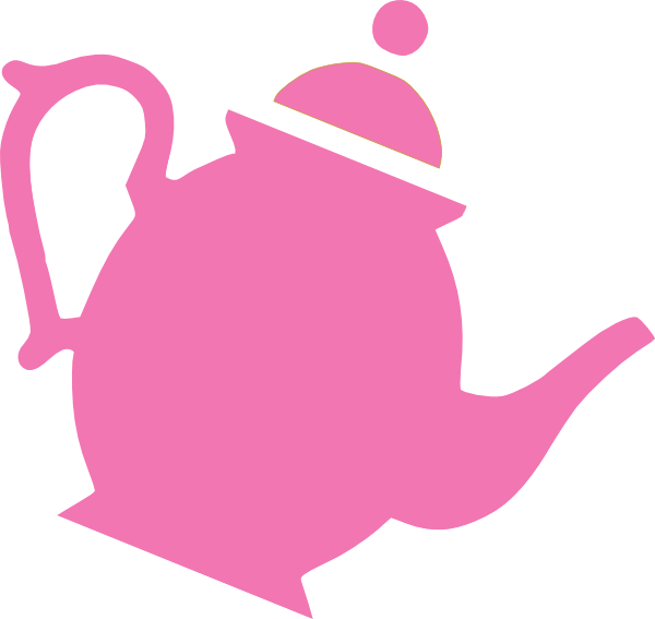 Fancy Teacup Clip Art Clipart Panda Free Clipart Images - Tea Time Rectangle Sticker (600x567)