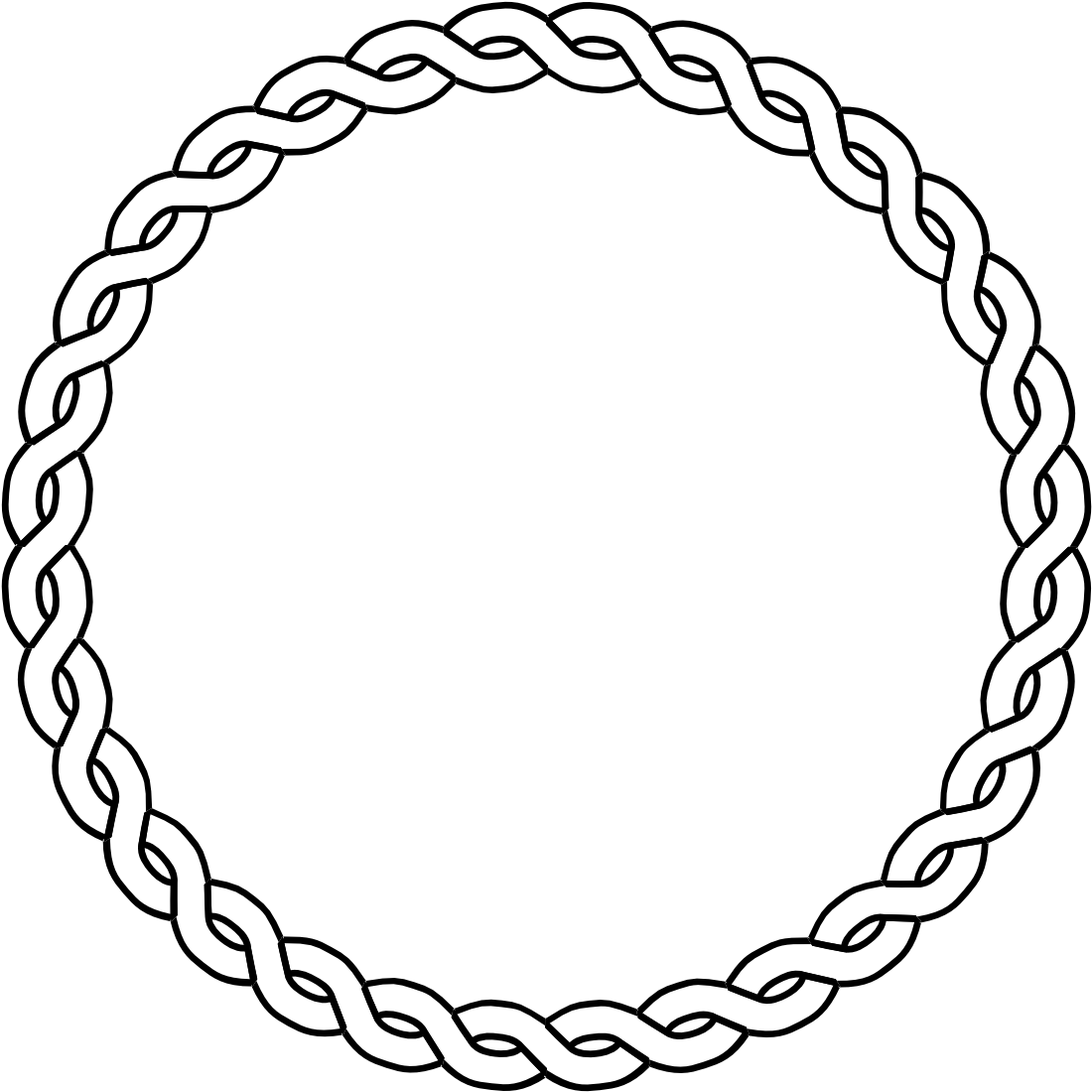For Developers Black Circle Designs Clipart - Cool Circle Border (1000x1000)
