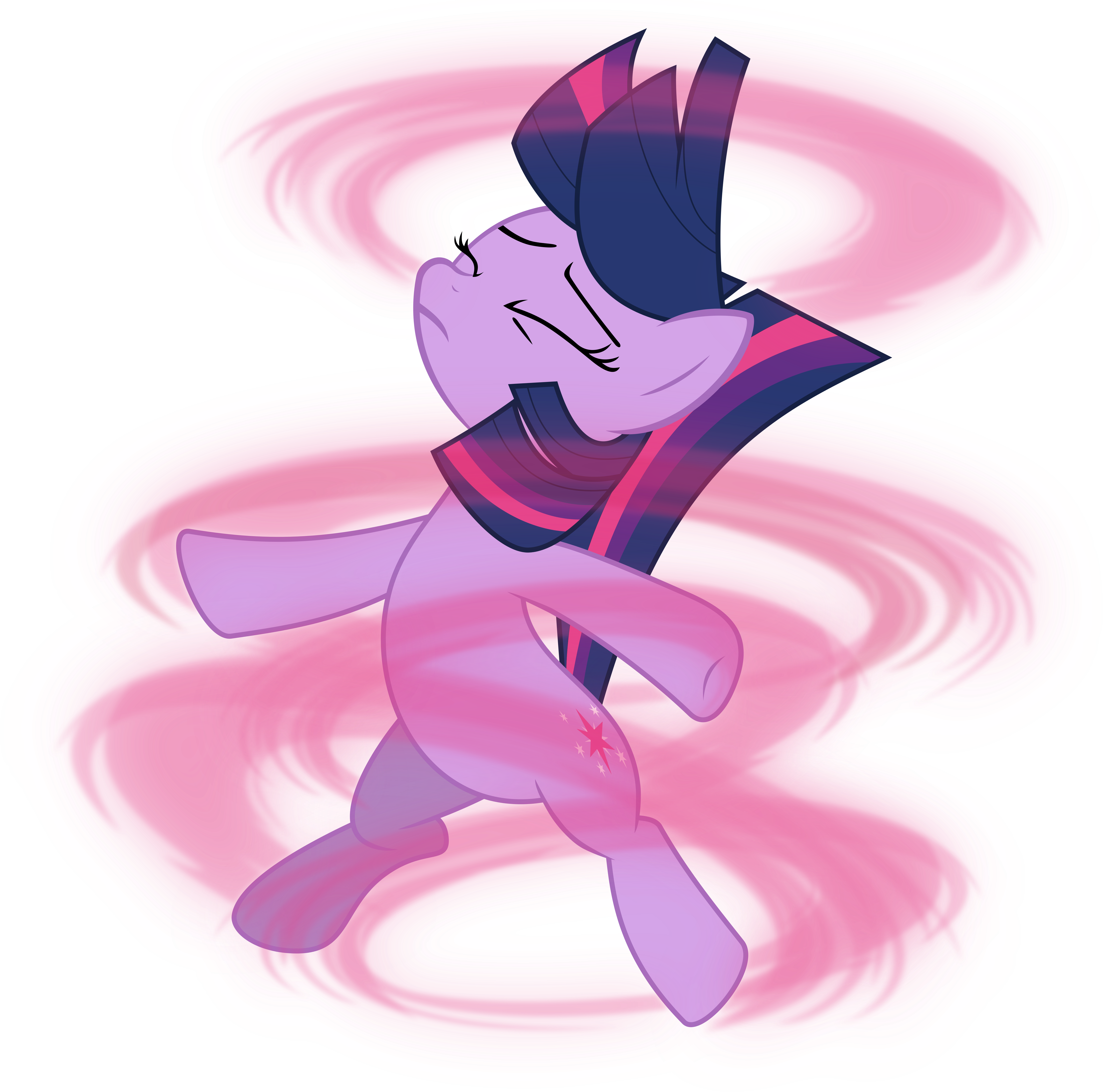Twilight Sparkle's Transformation - Twilight Sparkle Transforms Into An Alicorn (6000x5665)