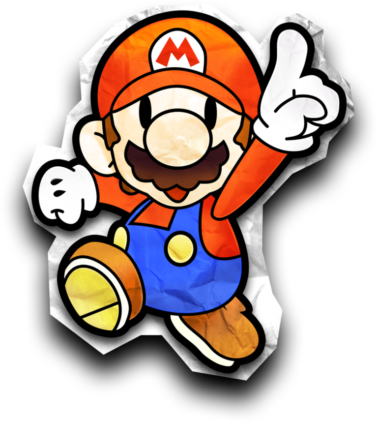 Paper Mario By Fawfulthegreat64 - Paper Mario Die Png (879x909)