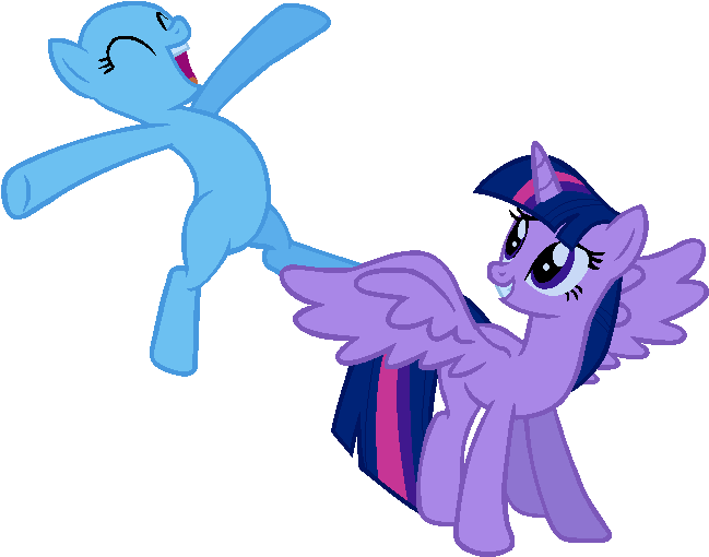 Alicorn Time Ft - Mlp Base With Twilight (656x519)