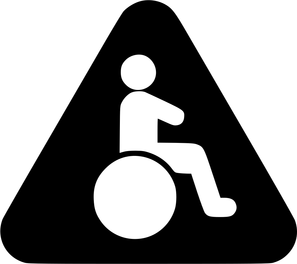 Handicapped Zone Comments - Traffic Sign (981x872)