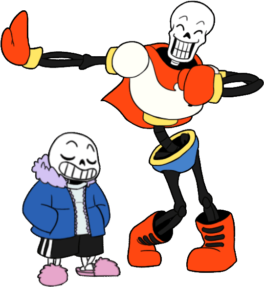 Updated 18 Jan - Papyrus And Sans Dancing (665x643)