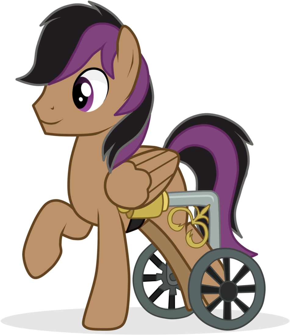Stellar Eclipse By Ritya9898 Character - Pony In A Wheelchair (1024x1138)