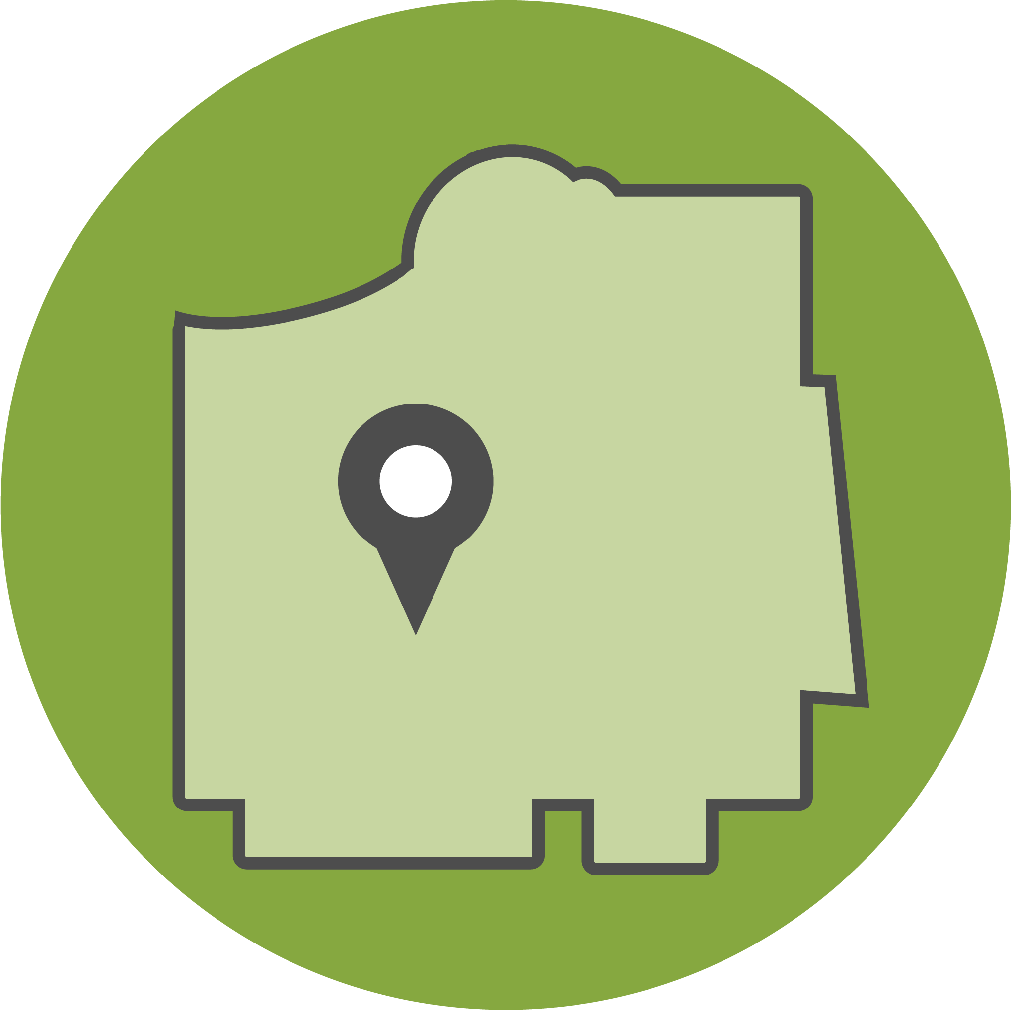 District Boundary Zone Icon - University Of Copenhagen (2084x2084)