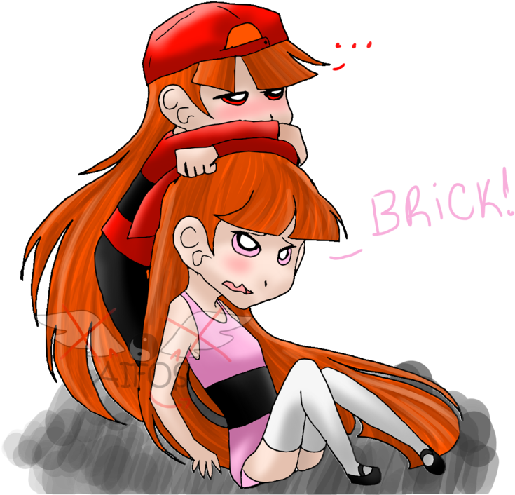 Brick And Blossom By Aifos-art - Drawing (1024x768)