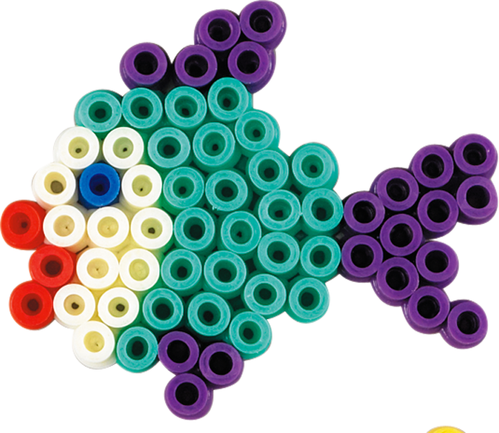 Hanging Box - Mermaids - Gift Set Of Ironing Beads - Mermaid Creative Kit (709x615)