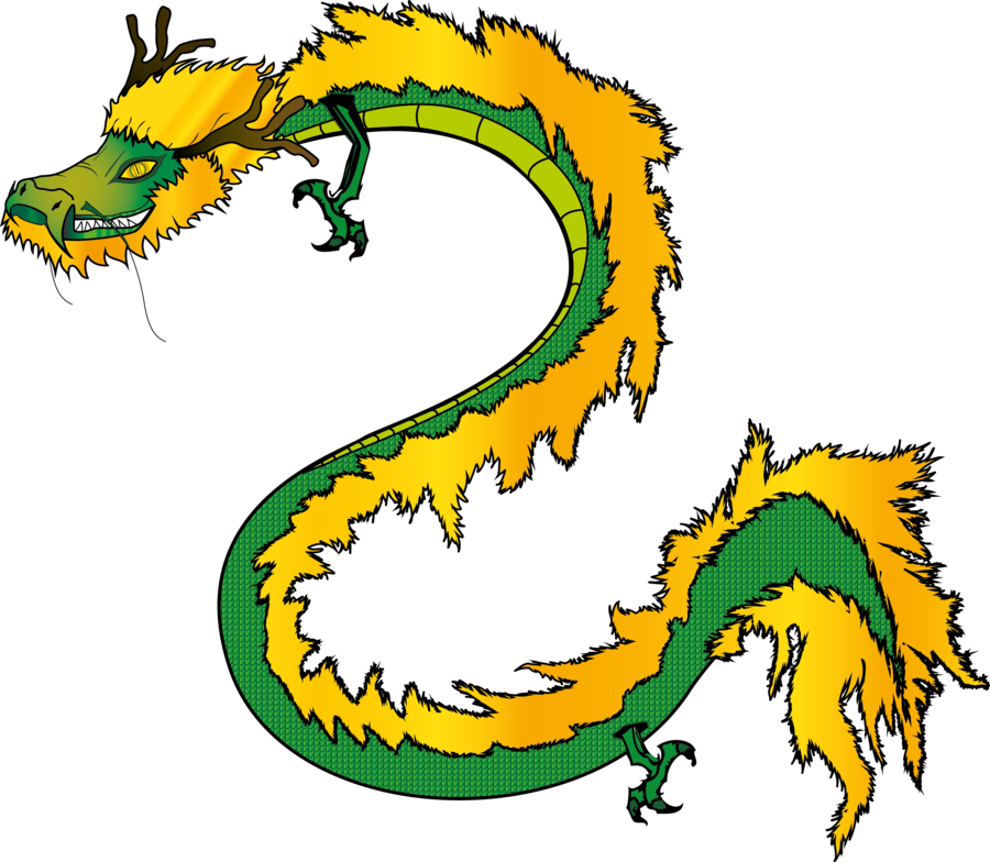 Chinese Dragon By Yarite - Chinese Dragon By Yarite (900x784)