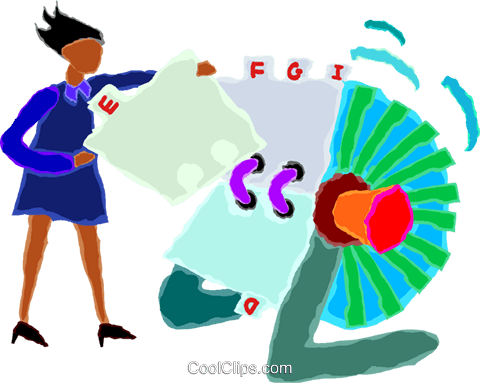Woman Using A Rolodex Royalty Free Vector Clip Art - Illustration (480x383)