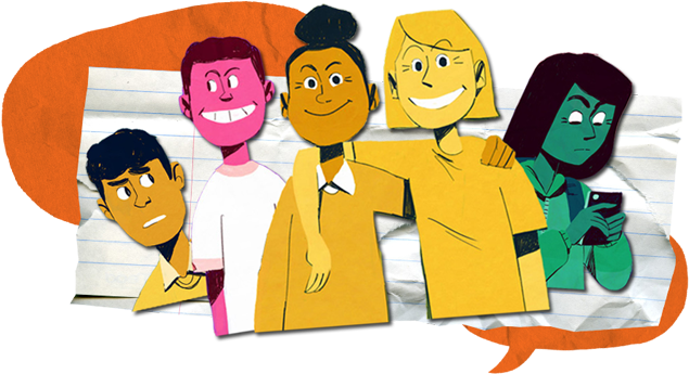 Cartoon Girls And Boys From The Help Me Out Pages - The Help (640x430)