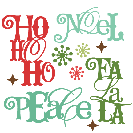 Christmas Sentiments Svg Cutting Files Christmas Svg - Clip Art (432x432)