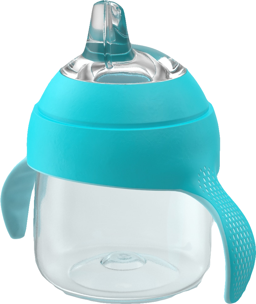 Baby Bottle Infant Pacifier Sippy Cup - Blue (1200x1200)