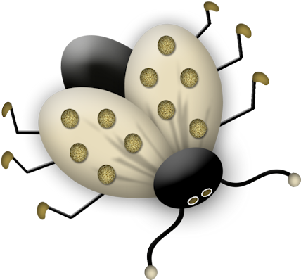 Fm Touch Of Gold Element 14 - Lady Bugs (442x442)