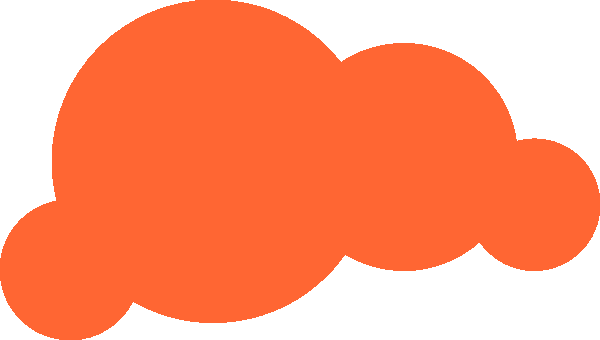 Vector Clouds Png Orange Cloud Hi - Clouds Png Vector (600x340)