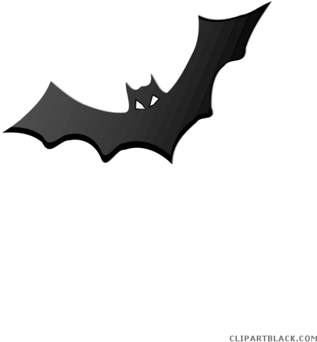 Cartoon Bat Animal Free Black White Clipart Images - Printable Halloween Decorations Bats (495x700)