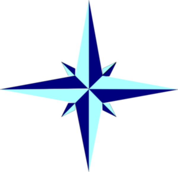 Compass Rose Star Md - Compass Rose Star (600x578)