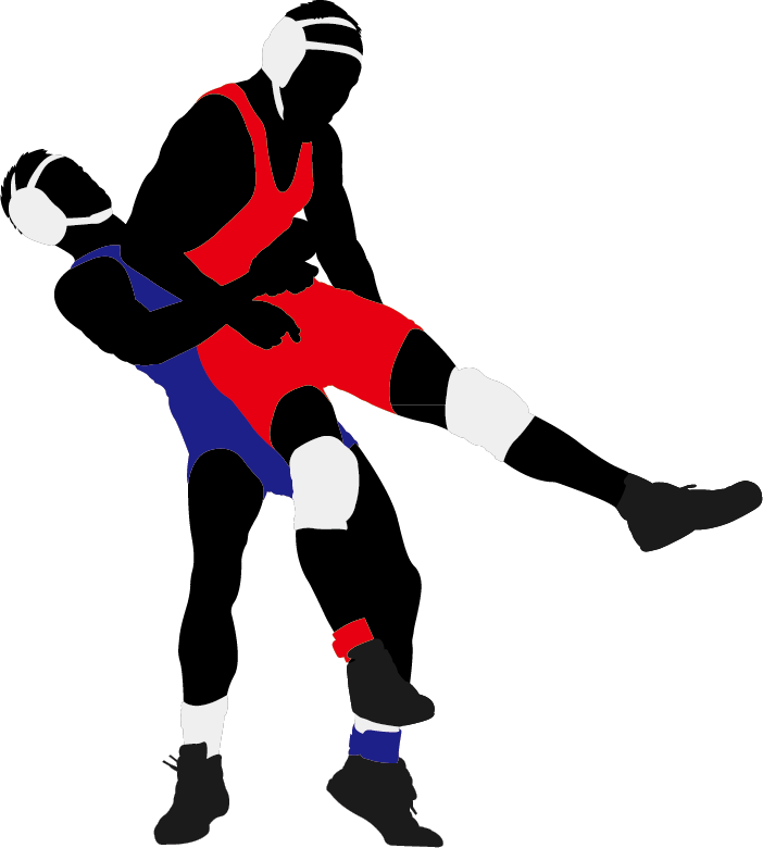 Wrestling Lucha Libre Silhouette Clip Art - Jostle Meaning (702x780)