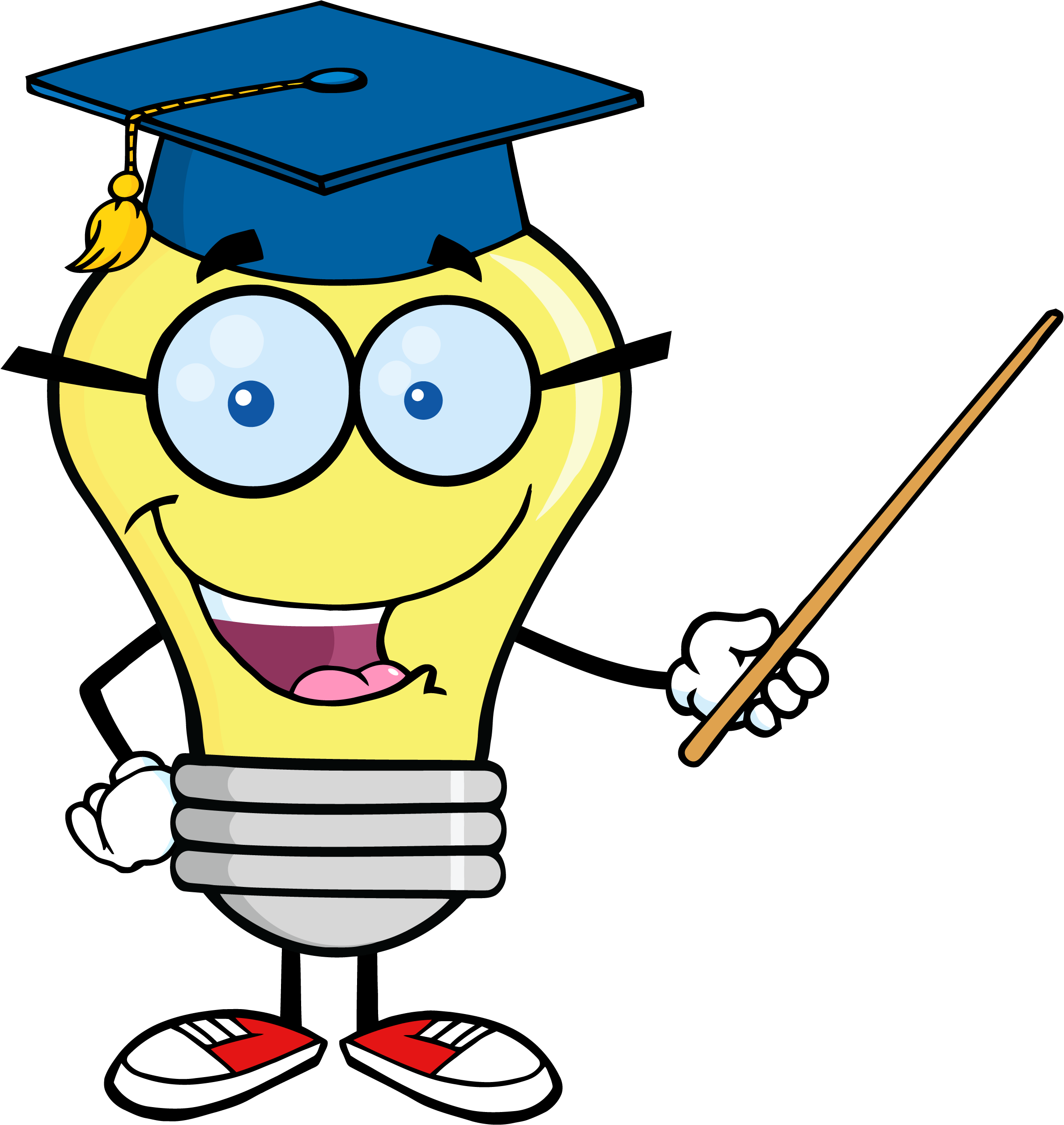 Internet Resources For Teaching With The Common Core - Lightbulb Character (2378x2514)