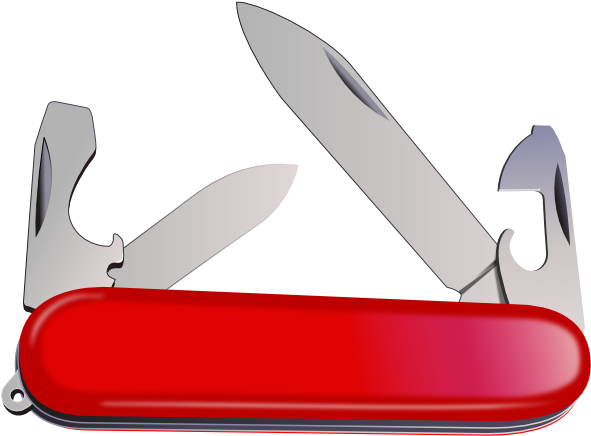 Free Vector Swiss Army Knife Clip Art - Swiss Army Knife Svg (640x480)