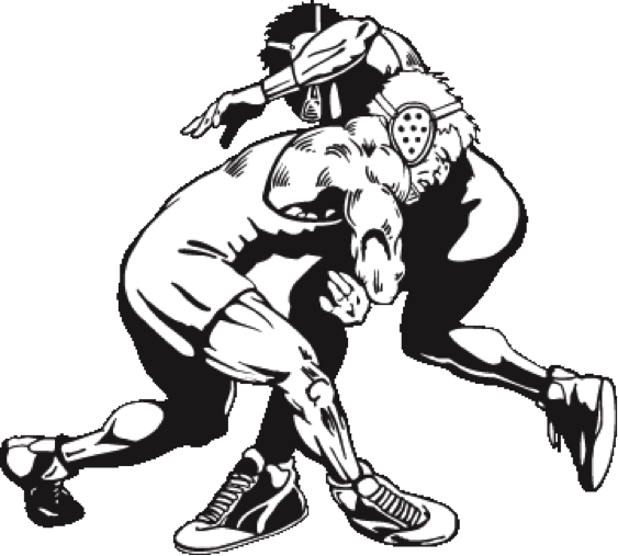 Wrestling Png Picture - High School Wrestling Clip Art (563x507)
