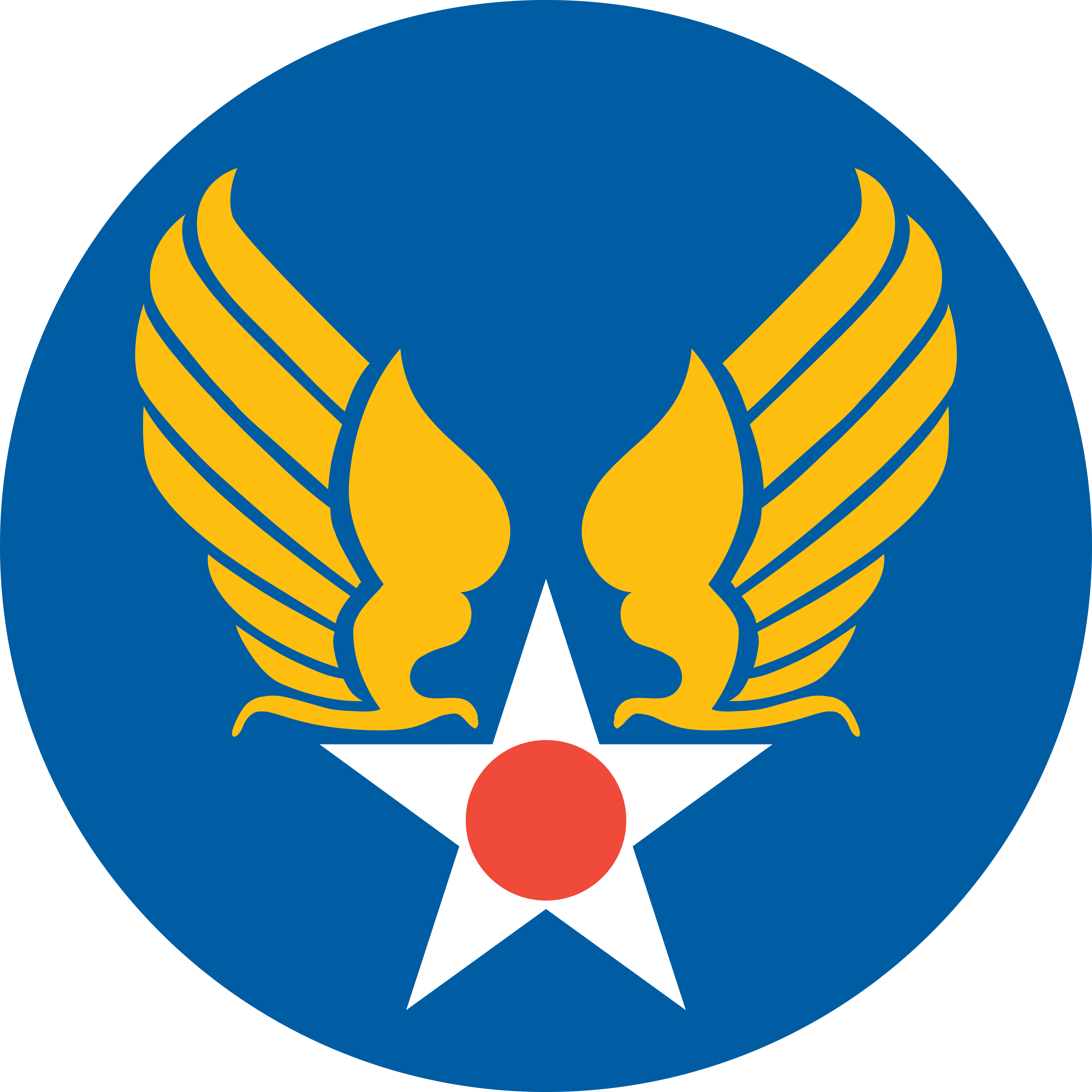 Free Vector Us Army Air Corps Shield Clip Art - United States Air Force Symbol (5000x5000)
