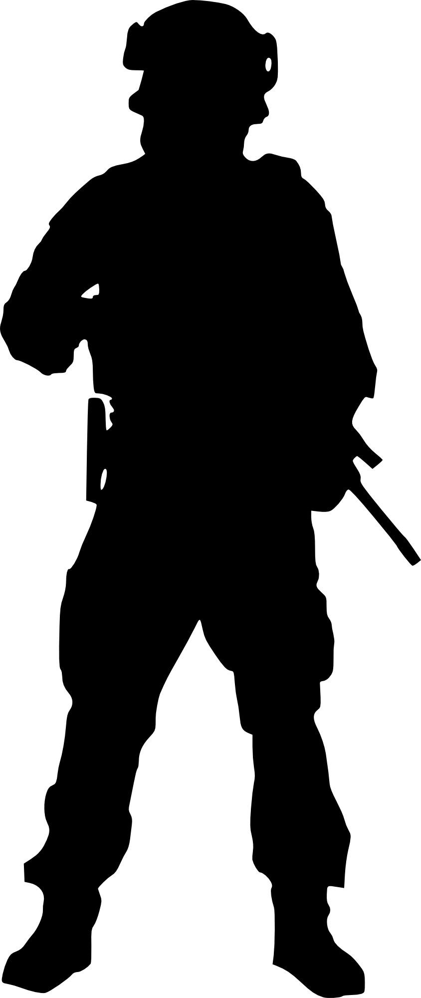 10 Soldier Silhouette - Soldier Silhouette (844x2000)