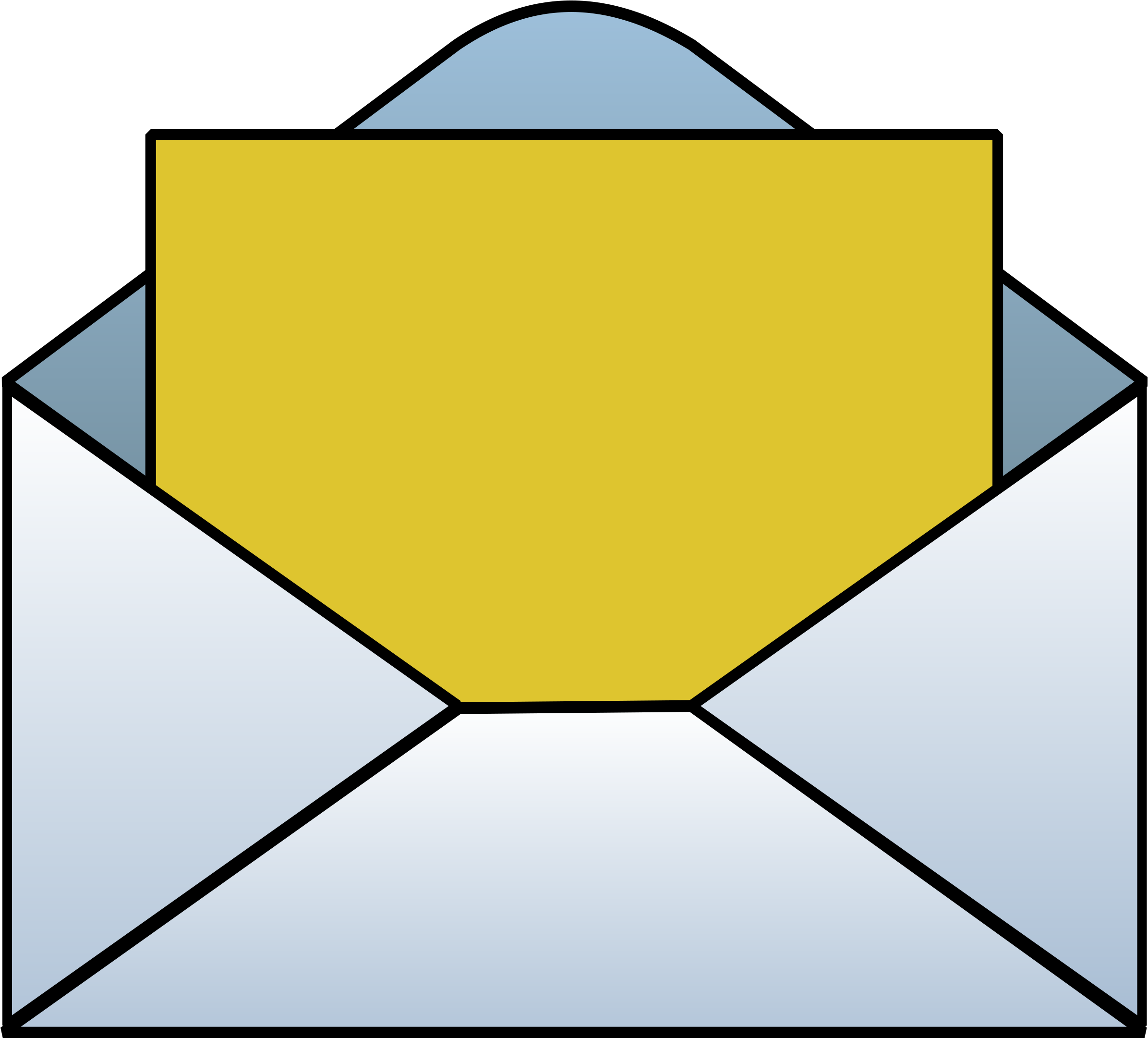 Big Image - Envelope Clipart (2400x2160)