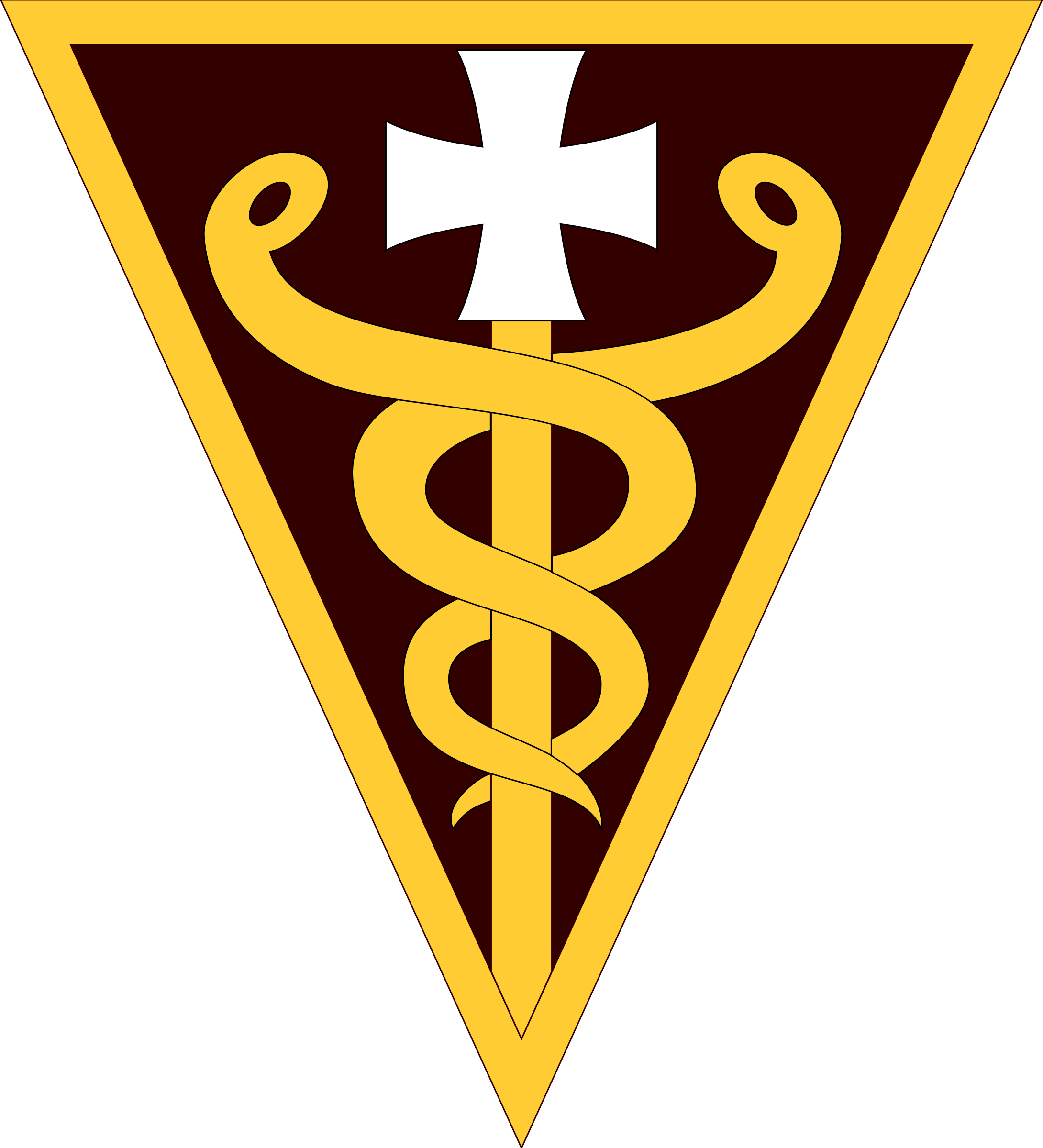Army Medical Insignia Clipart - 3d Mcds (2180x2400)