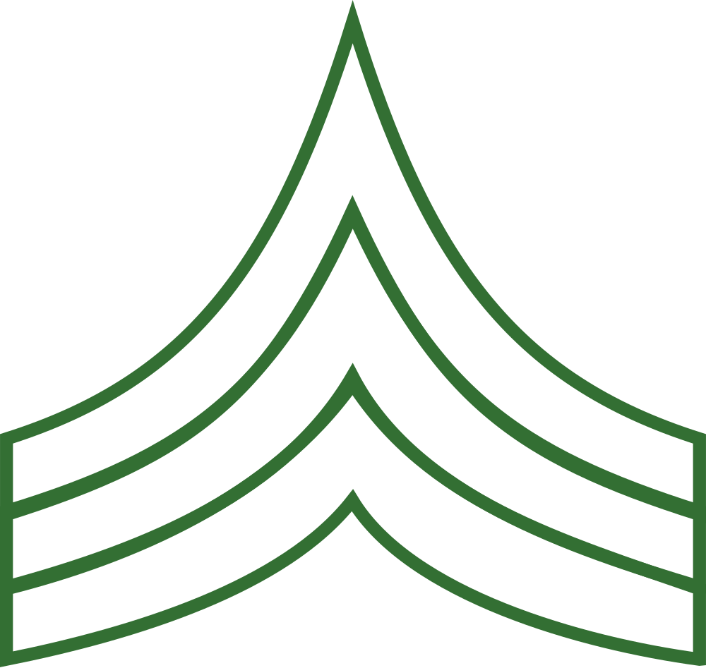 Sergeant Insignia Svg Vector File, Vector Clip Art - Clip Art (1000x947)
