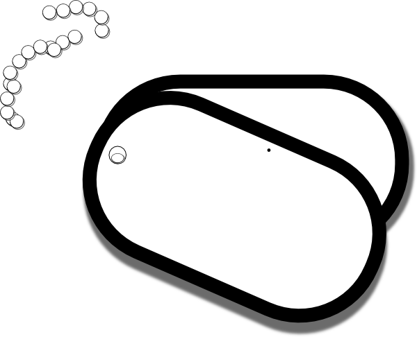 Army Tags To Write On Clip Art - Army Clip Art (600x486)