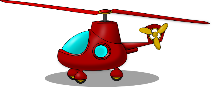 Helicopter Clipart - Animated Image Of Helicopter (744x307)