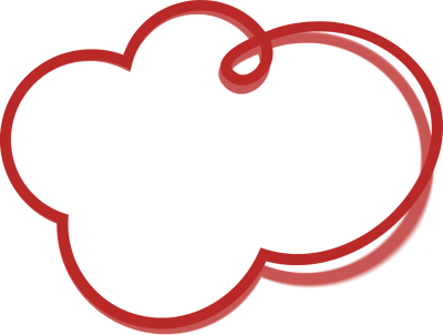 Bubble Cloud Clipart - Hand Drawn Shapes Png (400x302)